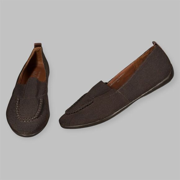 Donald J Pliner Shoes - Donald J. Pliner Knit Loafers Women’s Size 8.5M Slip On Cushioned Comfort Brown